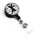 Carolines Treasures Letter x Moustache Initial Retractable Badge Reel CJ2009-XBR